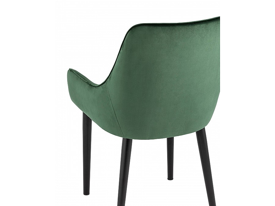 Стул Джоан велюр зелёный