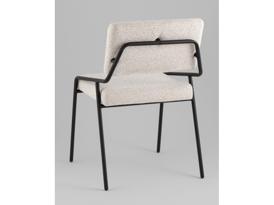 Стул Теллинг шенилл серо-бежевый