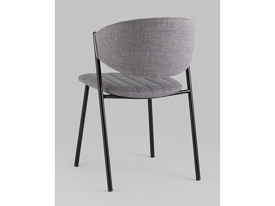 Стул Харпер ткань рогожка серый