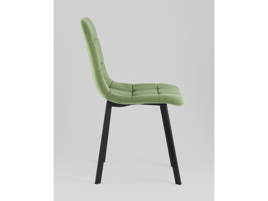 Стул Одди Original Square велюр пыльно-оливковый