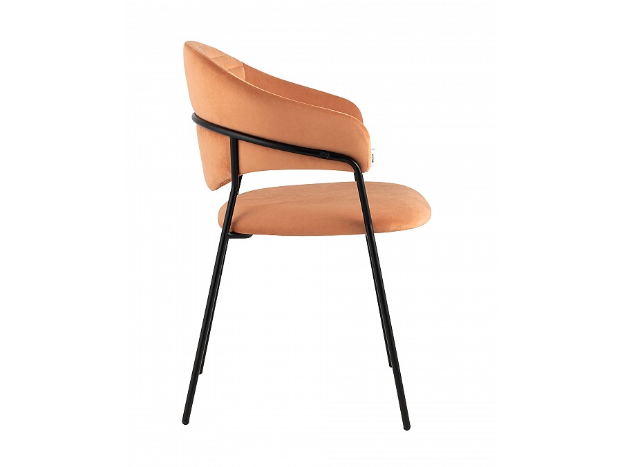 Стул Алексис велюр оранжевый