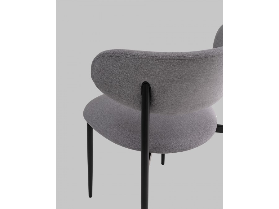 Стул Килиан велюр серый