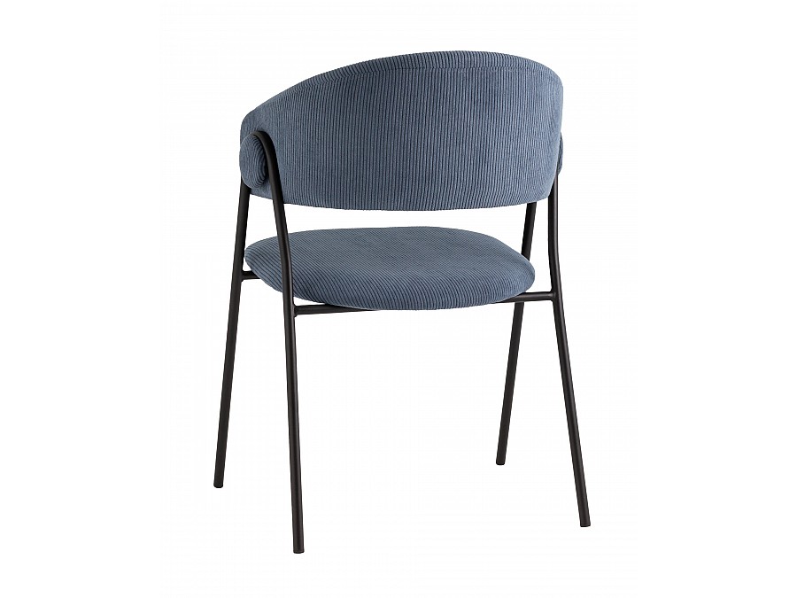 Стул Колин NEW вельвет пыльно-синий