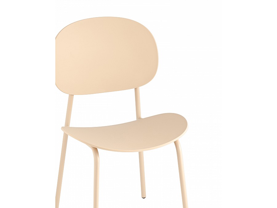 Стул Edie пластик желтый