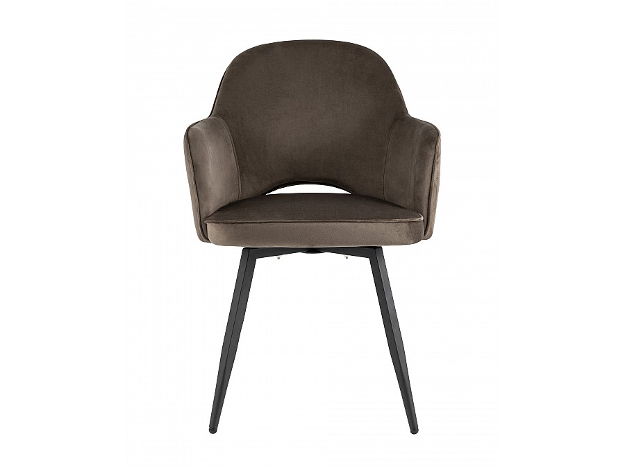 Стул Венера вращающийся, велюр коричневый NP