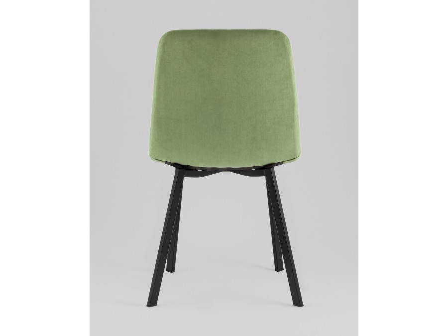 Стул Одди Original Square велюр пыльно-оливковый