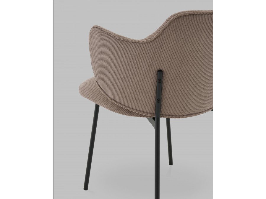 Стул Джиннет велюр капучино