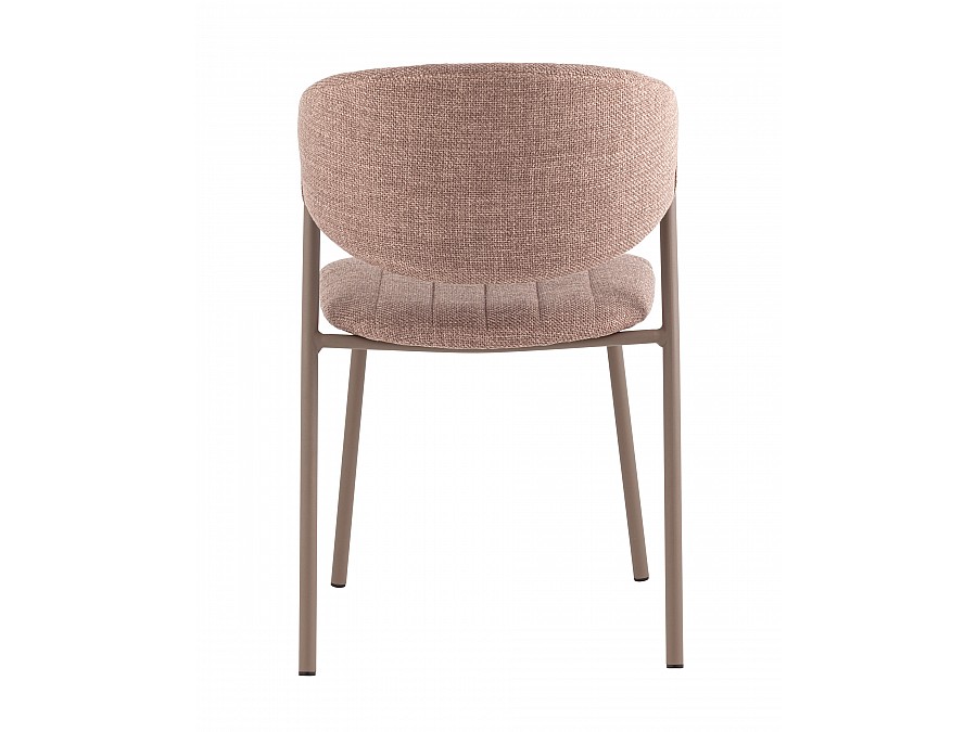 Стул Харпер ткань рогожка капучино каркас бежево-серый матовый