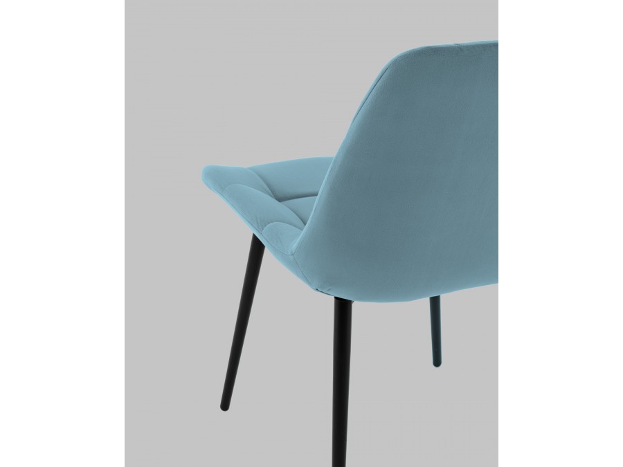 Стул Флекс N велюр пыльно-голубой