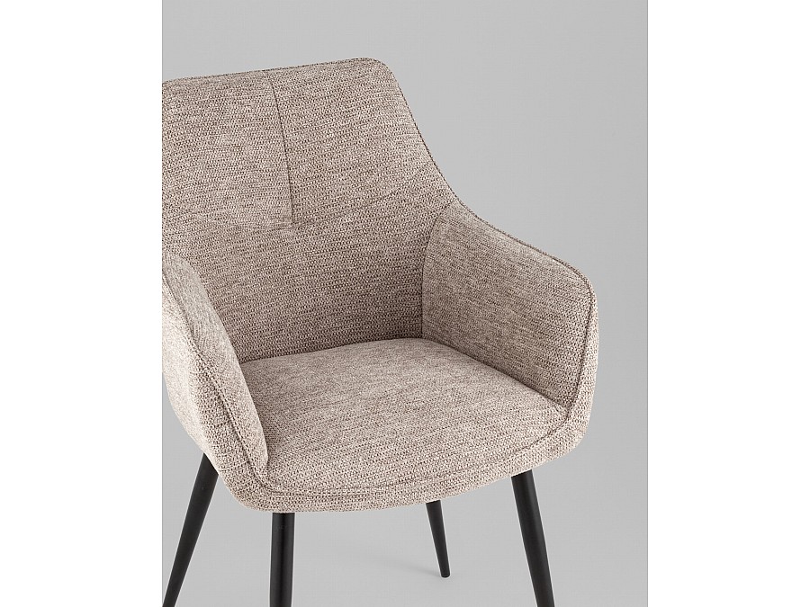 Стул обеденный Lynet рогожка светло-коричневый