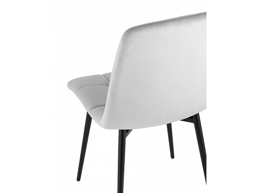 Стул Одди велюр светло-серый