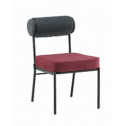 Стул обеденный Ponpoun тёмно-серый бордо