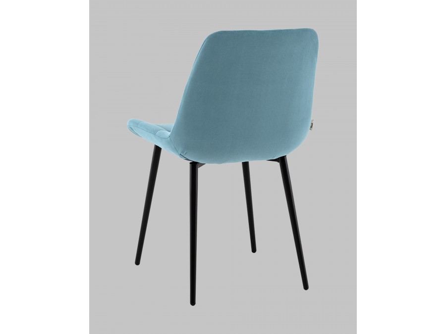 Стул Флекс N велюр пыльно-голубой