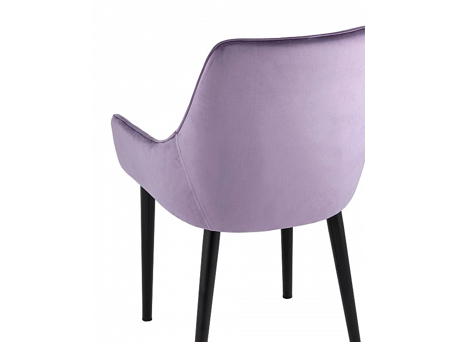 Стул Джоан велюр сиреневый
