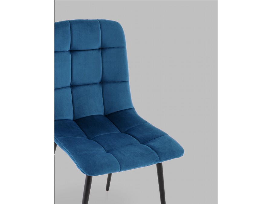 Стул Одди NEW велюр синий