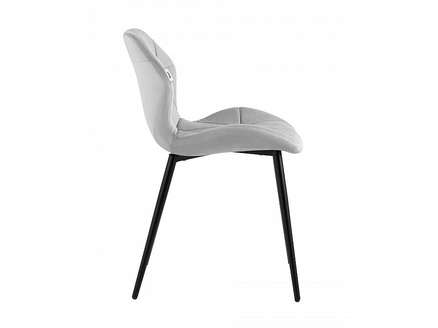Стул Эдвин велюр серый