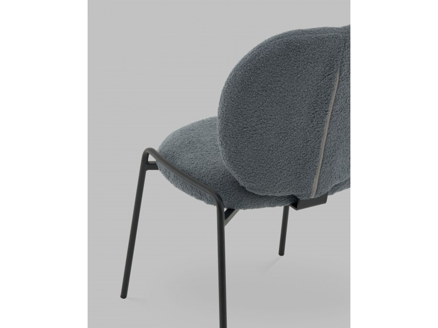 Стул Моллек букле темно-серый