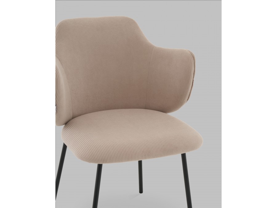 Стул Джиннет велюр бежевый