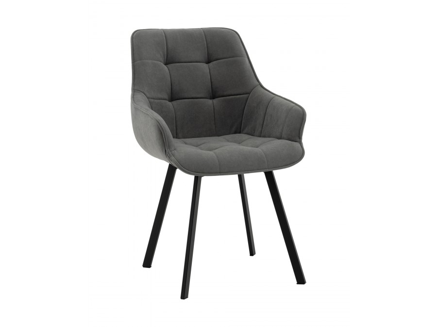 Стул Амальри велюр светло-серый