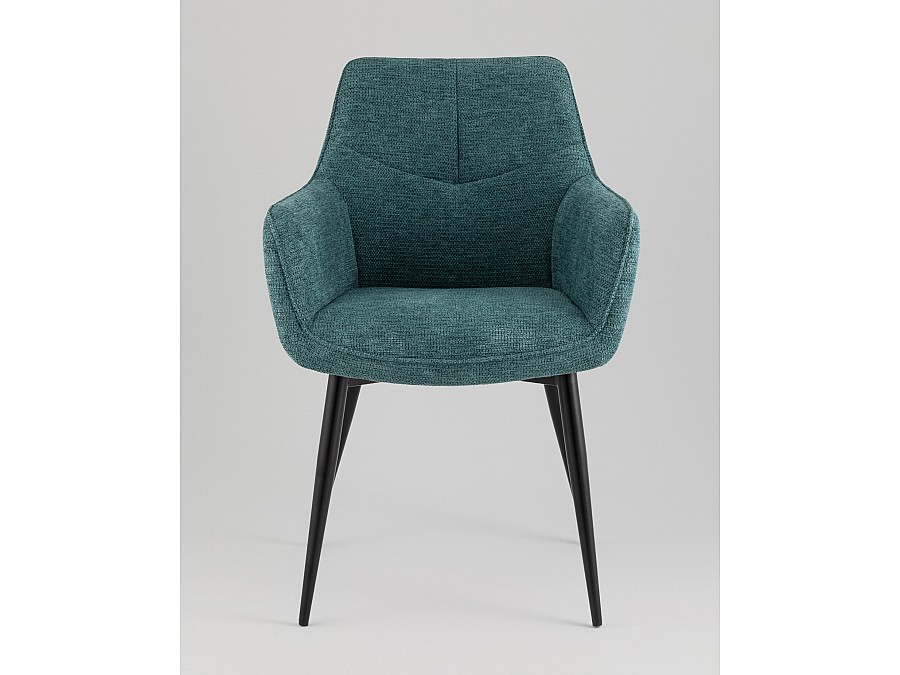 Стул обеденный Lynet рогожка голубой