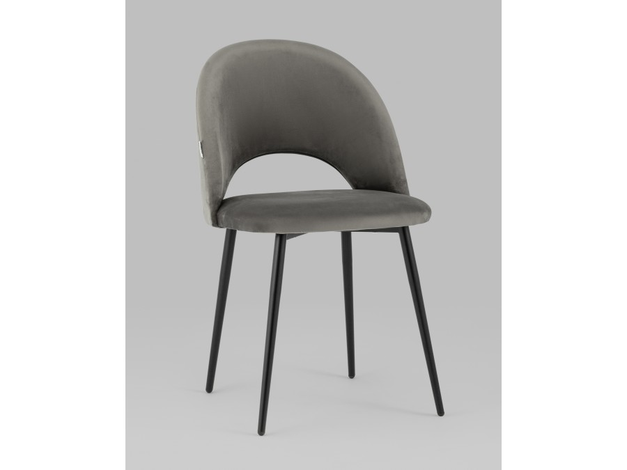 Стул Меган SN велюр тёмно-серый
