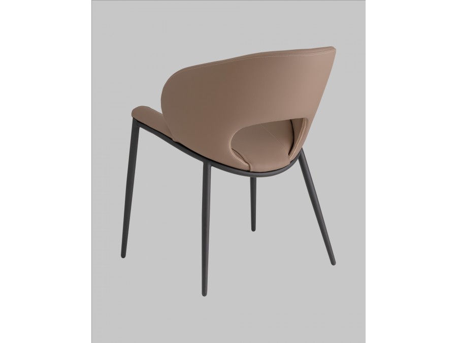 Стул Вивьен экокожа светло-коричневый