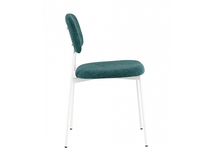 Стул Chao темно-зеленый белые ножки