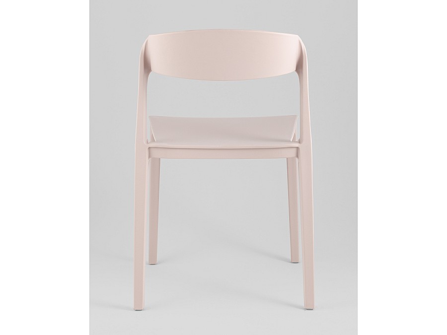 Стул Moris пластик нежно-розовый