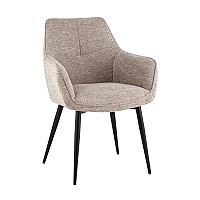 Стул обеденный Lynet рогожка светло-коричневый