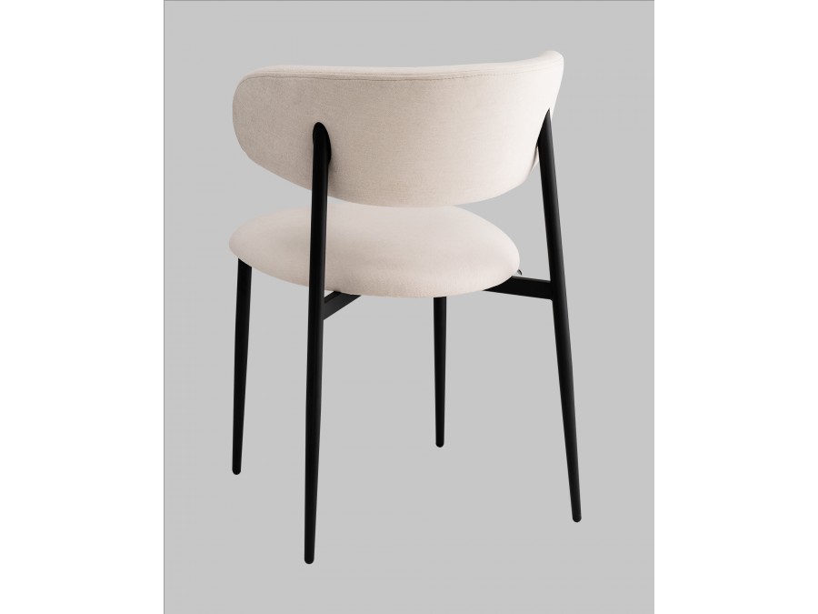 Стул Килиан велюр молочный