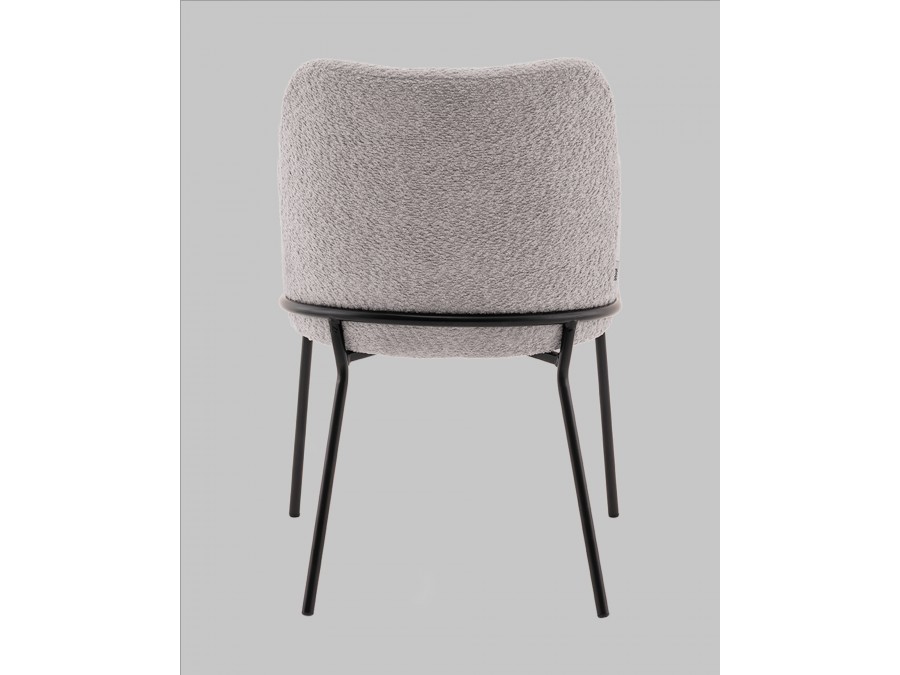 Стул с подлокотниками Кози new ткань букле серый