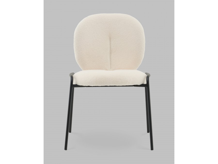 Стул Моллек букле молочный