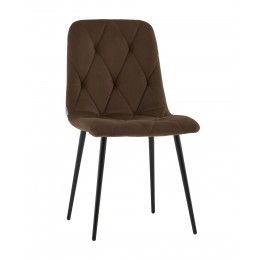 Стул Одди Diamond велюр коричневый