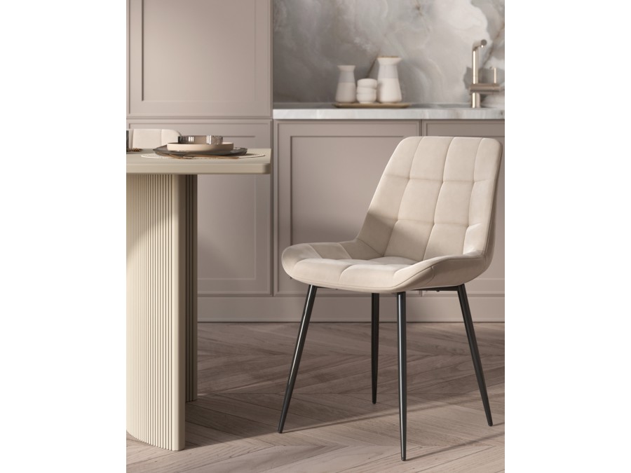 Стул Флекс N велюр бежевый