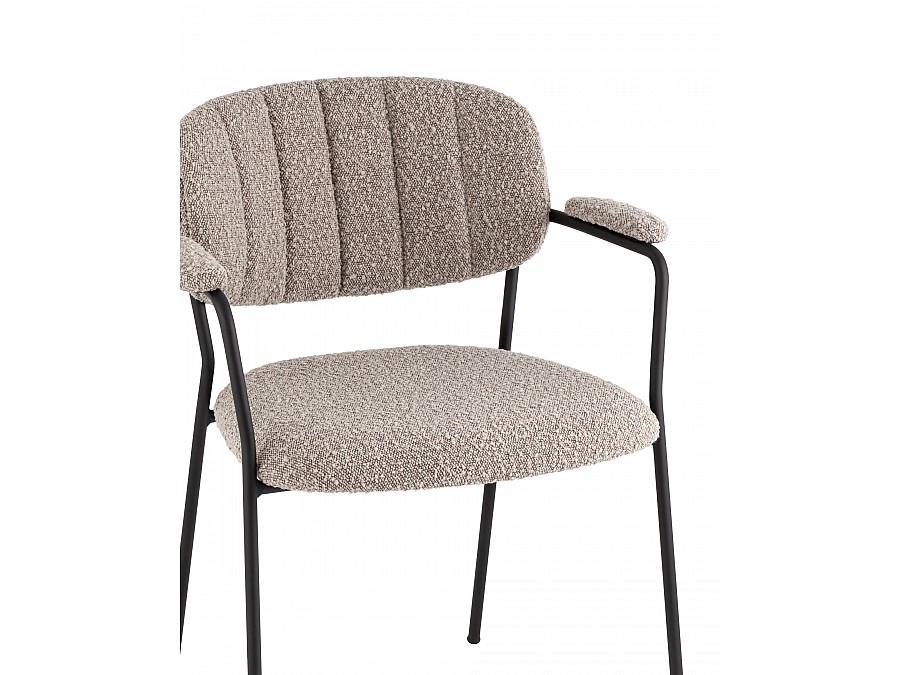 Стул Кэрол букле серый