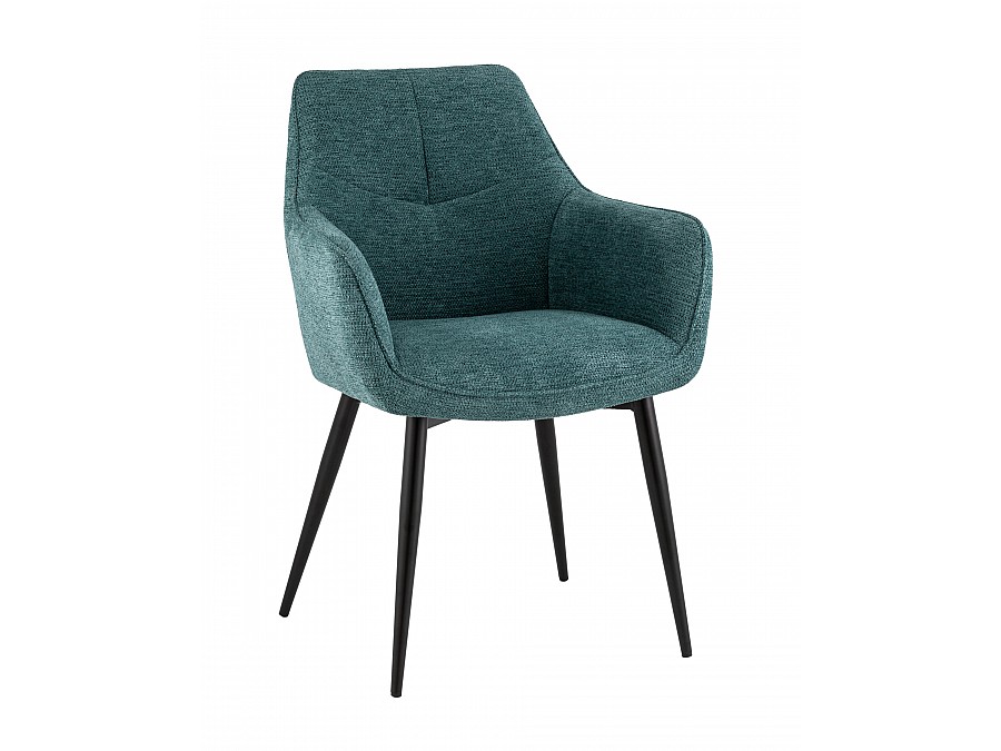 Стул обеденный Lynet рогожка голубой