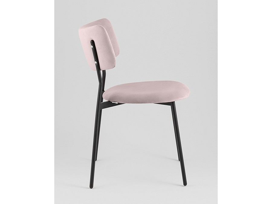 Стул Амелия велюр пыльно-сиреневый