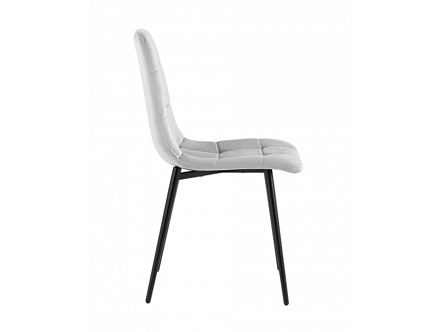 Стул Одди велюр светло-серый