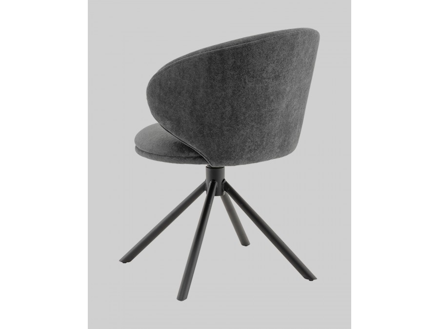 Стул Труфальд велюр темно-серый