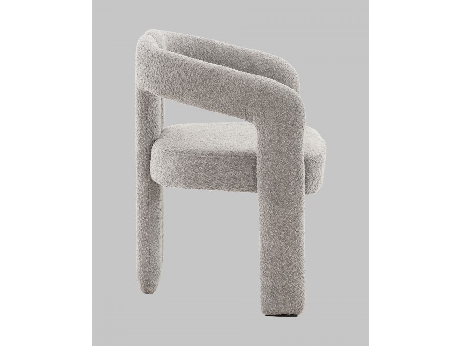 Стул Болинджер букле светло-серый