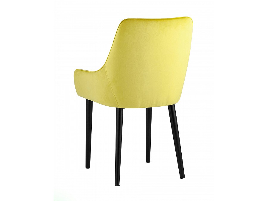 Стул Джоан велюр жёлтый