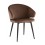 Стул с подлокотниками Codo велюр коричневый