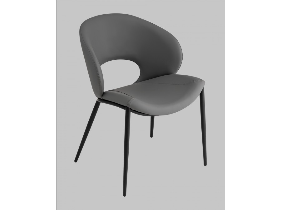 Стул Вивьен экокожа серый