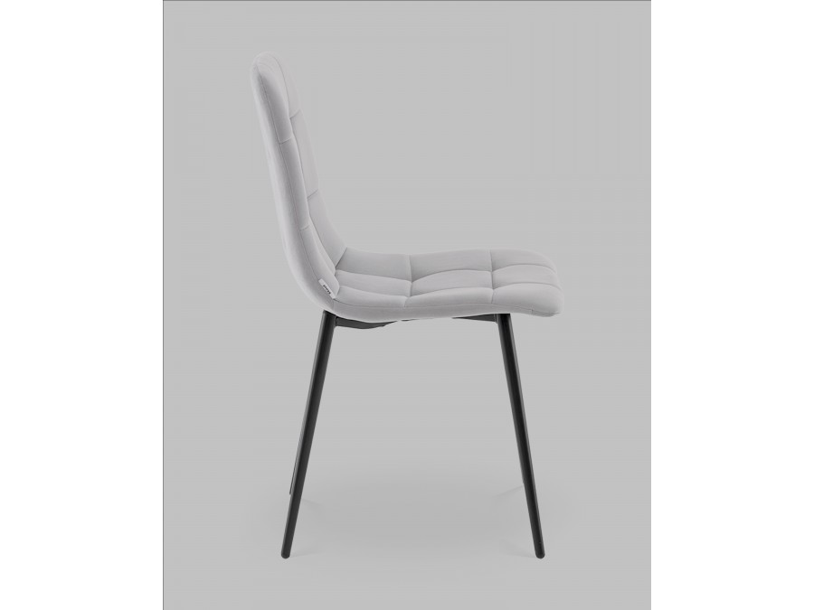 Стул Одди NEW велюр светло-серый