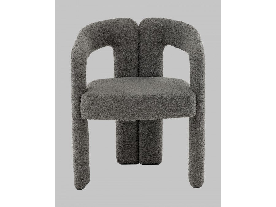 Стул Болинджер букле темно-серый
