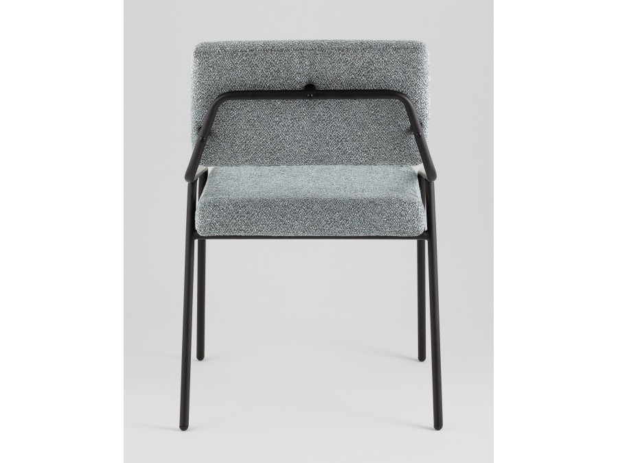 Стул Теллинг шенилл серо-синий