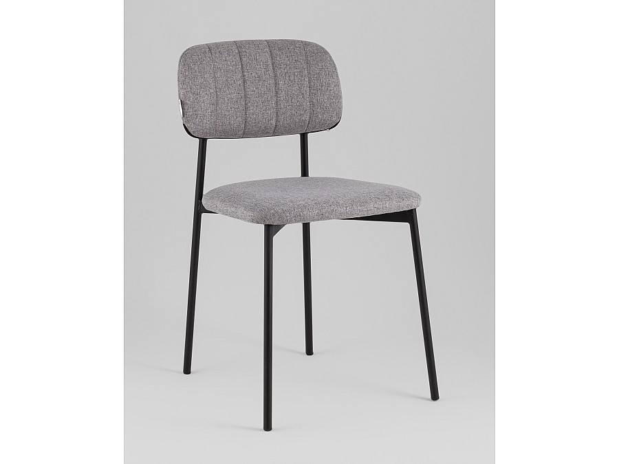 Стул Майло рогожка серый