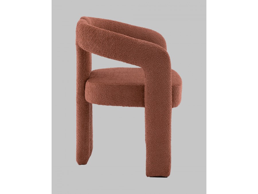 Стул Болинджер букле терракотовый