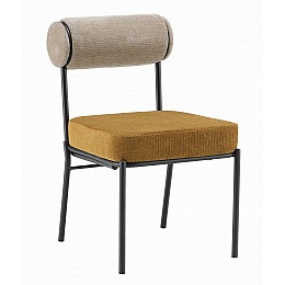 Стул обеденный Ponpoun бежевый терракотовый