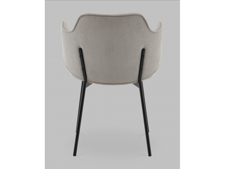 Стул Джиннет велюр светло-серый